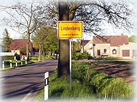 Lindenberg Ortseingang